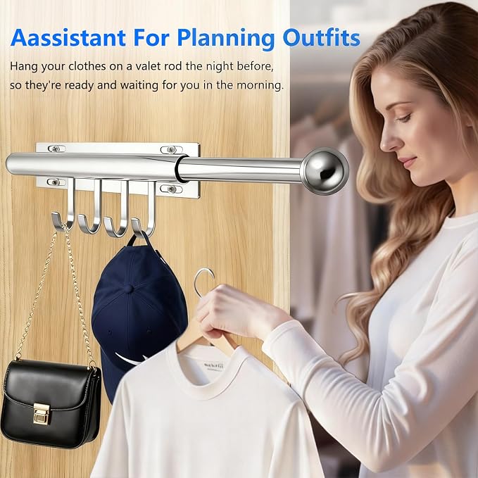 Valet Rod for Closets Pull Out - Image 7