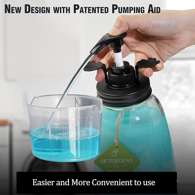 Liquid Laundry Detergent Dispenser, Besuerte Set of 2 Laundry Detergent - Image 2