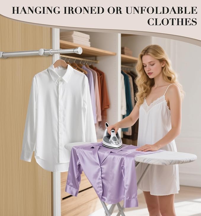 Ultimate Valet Rod for Closet Pull Out, Smooth Gliding Valet Rods for Closets - Image 3