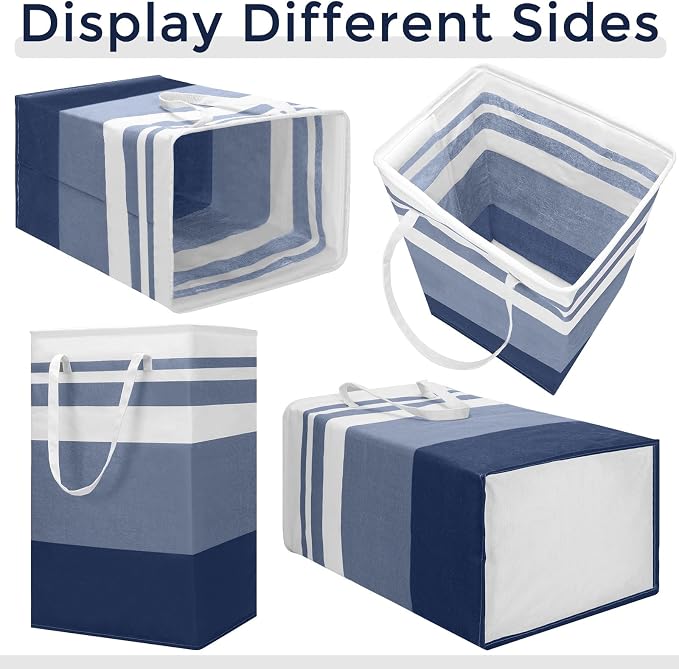 Foaincore 6 Pieces 75 L Laundry Hamper Basket Organizer Large Laundry Bag Bulk - Image 5