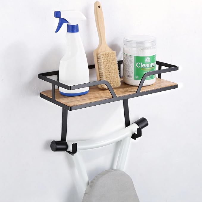 Ironing Board Hanger Over The Door/Wall Mount, Iron and Ironing Board Holder by AIDILI