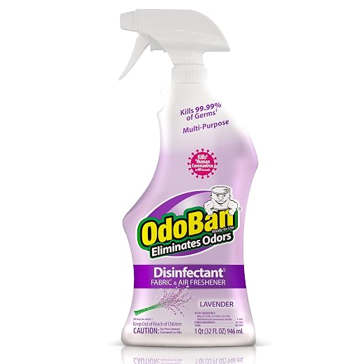 OdoBan Ready-to-Use Disinfectant and Odor Eliminator, Made in the USA, Lavender by OdoBan