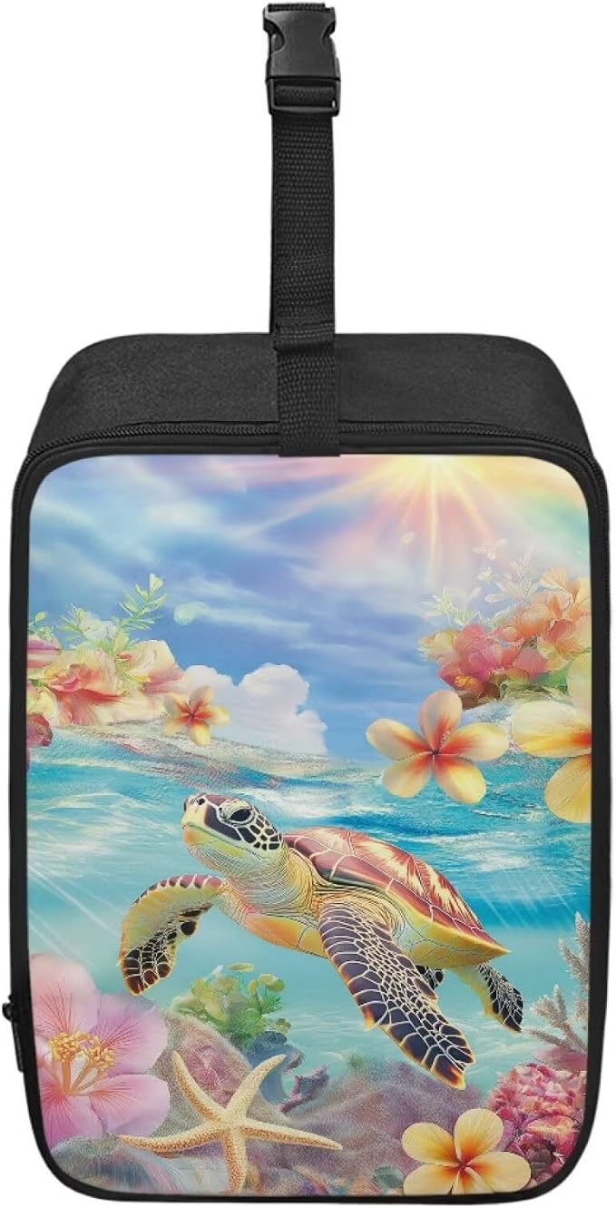 Steam Iron Travel Bag Eggflower Turtle Water-Resistant Protective Pouch by YUVAMAGIMO