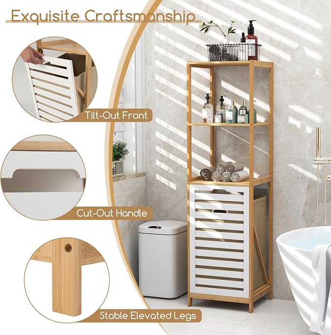 Giantex Tilt Out Laundry Hamper - Image 6