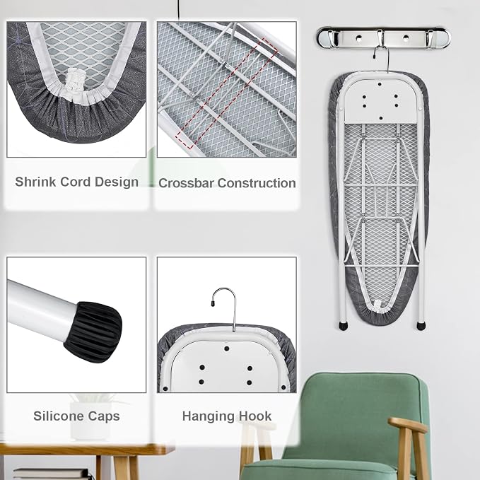 Duwee 12×32 in Table Top Ironing Board - Image 3