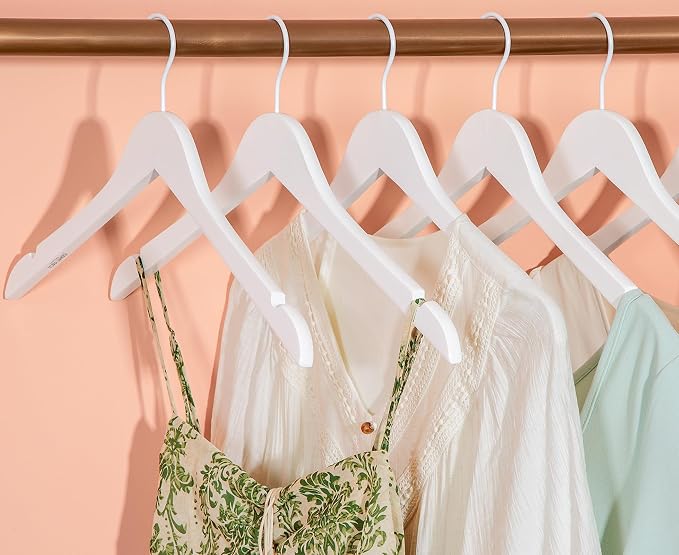 TOPIA HANGER Wooden Hangers 18 Pack, Premium Bride Hanger - Image 4