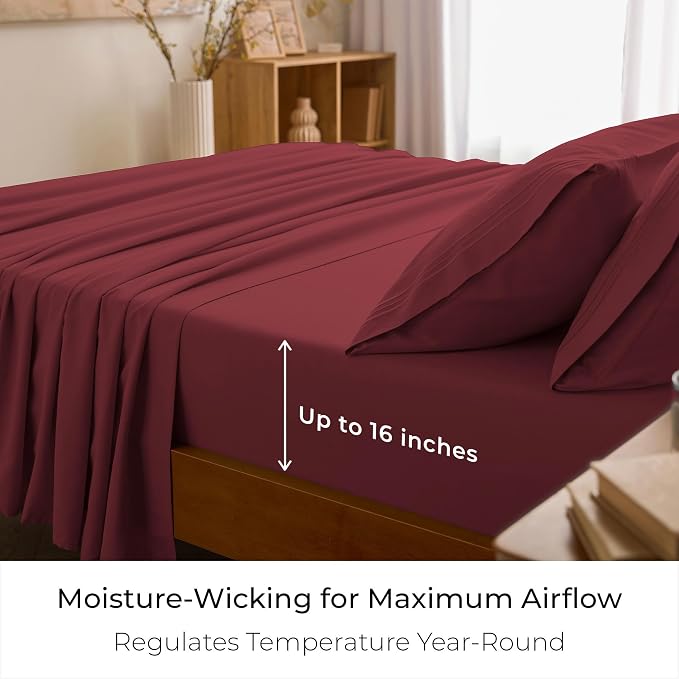 Mellanni Split King Sheet Set - Image 4