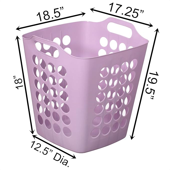Flexible Plastic Laundry Basket - Image 4