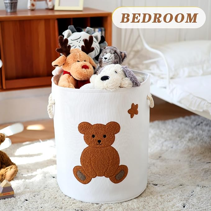 INough Large Laundry Basket Tall Baskets Storage - Image 7