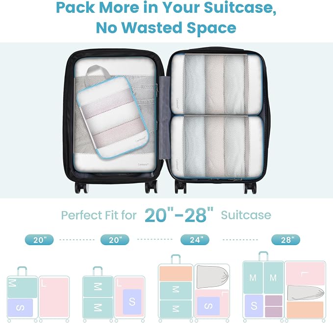 Cambond See Through Mesh Compression Packing Cubes - Image 6