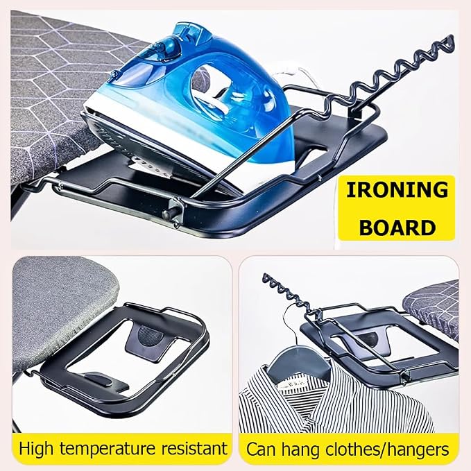 Foldable Ironing Board, Compact and Space Saver Iron Board, Heat Resistant - Image 4