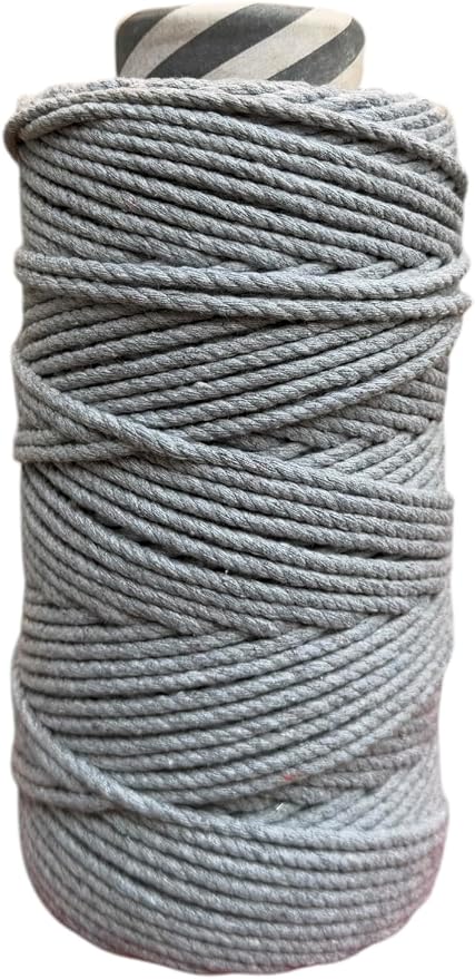 Maker's Craft Natural Macrame Cord 4mm X 109 Yards Twisted Dyed Colors by MakersCraft