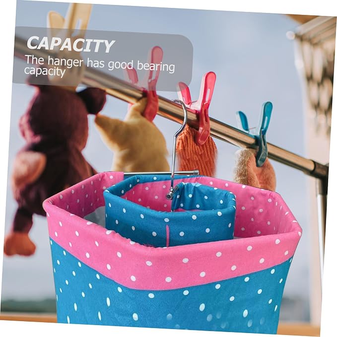 GLEAVI Multi-Purpose Spiral Drying Rack Quilt Hanger Spiral Blanket Hanger - Image 9
