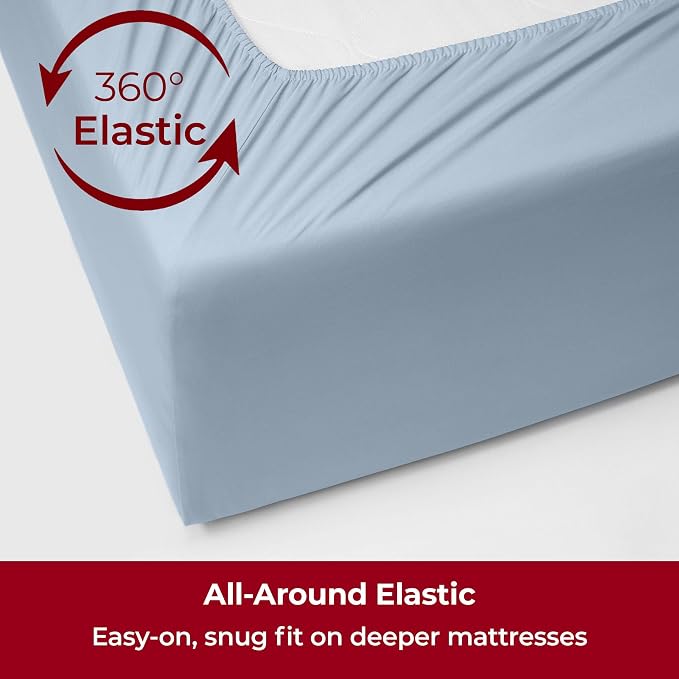 Mellanni Extra Deep King Sheets - Image 5