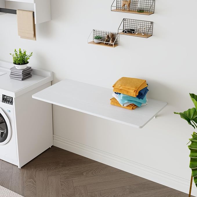 Laundry Room Folding Table Wall Mounted by Unknown