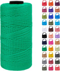 Braided Macrame Cord 1.5mm x 218yards Polypropylene Rope Polyester Rope Yarn by LEREATI