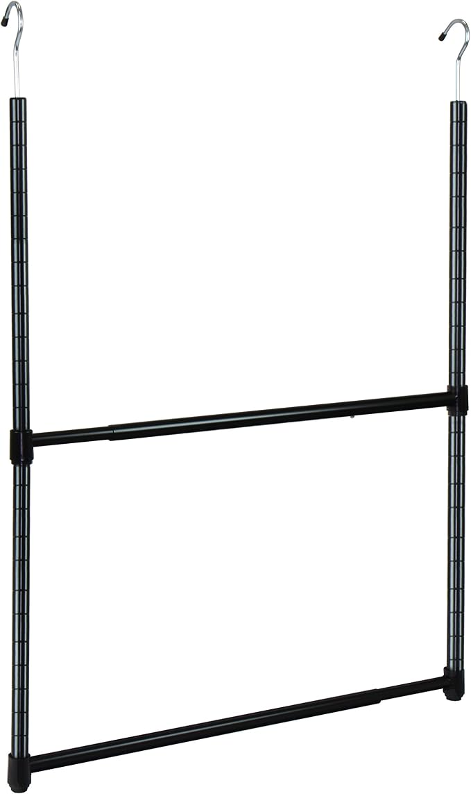 Oceanstar 2-Tier Portable Adjustable Closet Hanger Rod by Oceanstar