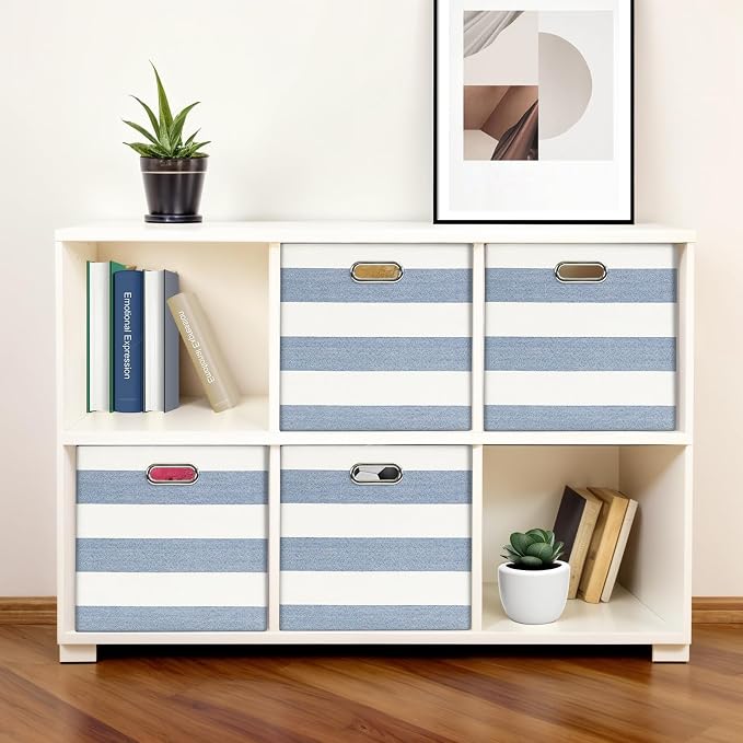 11x11 Cube Storage Bins, Collapsible Fabric Storage Cubes, Cubby Storage - Image 6