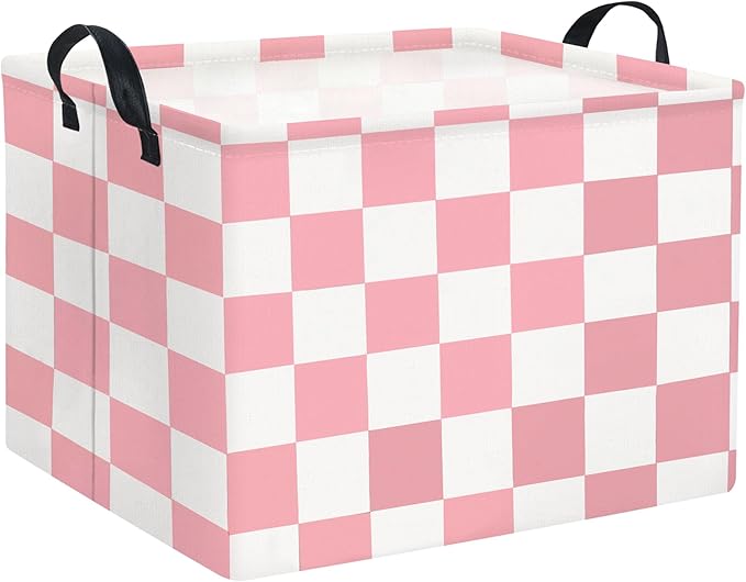 HIYAGON Rectangular Baby Girl Basket Fabric Storage Basket Storage Bin by HIYAGON