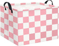 HIYAGON Rectangular Baby Girl Basket Fabric Storage Basket Storage Bin by HIYAGON