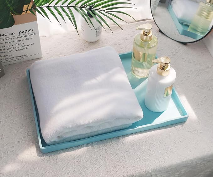 Blue Serving Tray, Laegr Tray for Serving Accessory, Perfume and Display Use. - Image 2