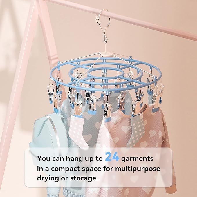Clothes Drying Rack, Stainless Steel Laundry Drip Hanger - Image 2