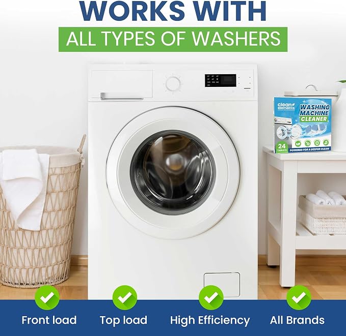 Washing Machine Cleaner Tablets 24 Pack – Deep Cleaning Descaler - Image 6