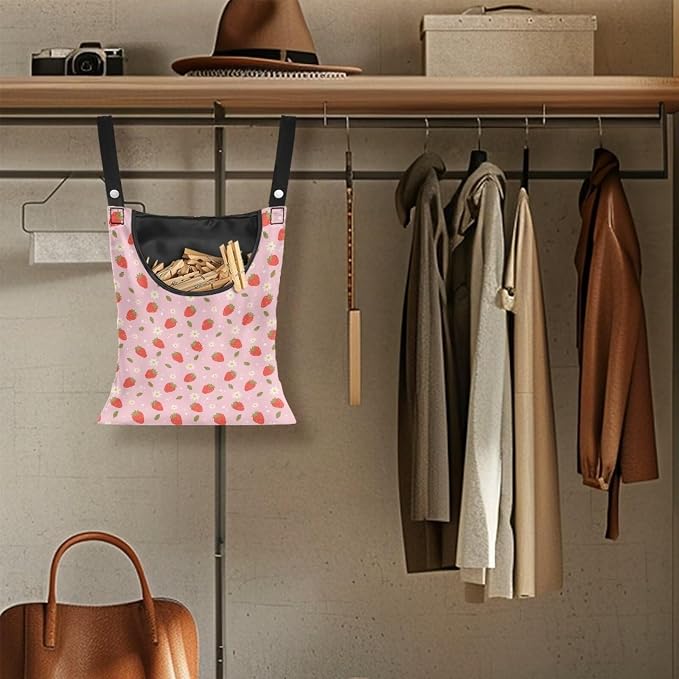Clothespin Bag, Laundry Hanging Bag Fits Clothes Lines - Image 4