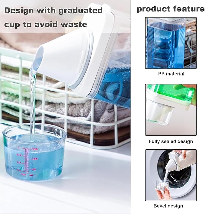 soap Dispenser Laundry Detergent Dispenser Soap Dispenser Plastic Bathroom Soap - Image 6