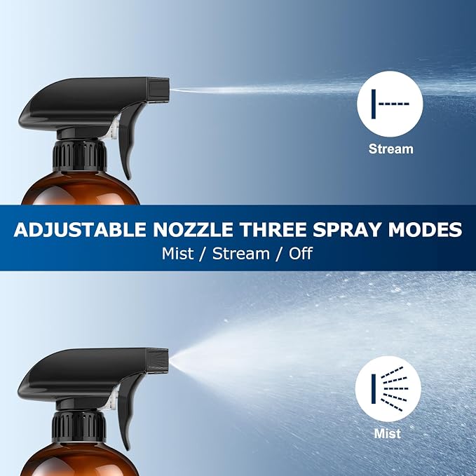 Veco 10oz Spray Bottle with Adjustable Nozzle, 360° Water Spray Bottles - Image 5