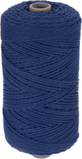 HARFINGTON Natural Macrame Cord 2mm x 220 Yards 3 Strand Twisted Cotton Macrame by HARFINGTON