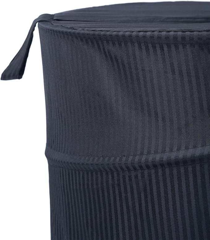 Foldable Laundry Basket with Lid – Portable Collapsible Hamper - Image 3