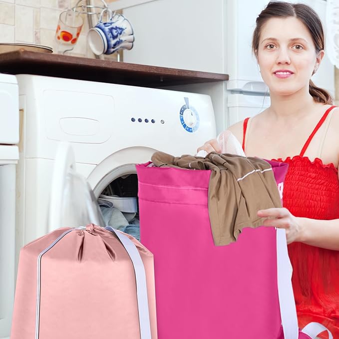 10 Pcs 28 x 40 Inch Nylon Extra Large Laundry Bag - Image 6