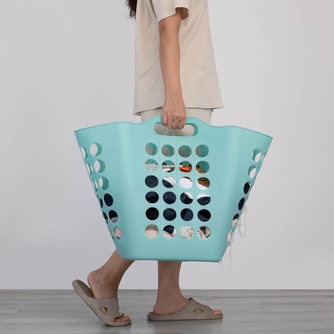 Flexible Plastic Laundry Basket - Image 3
