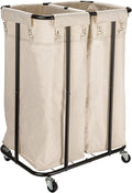 Household Essentials 2-Bag Rolling Laundry Sorter by HouseholdEssentials