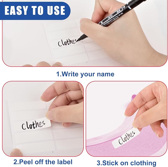 Self-Stick Clothing Labels - Image 4