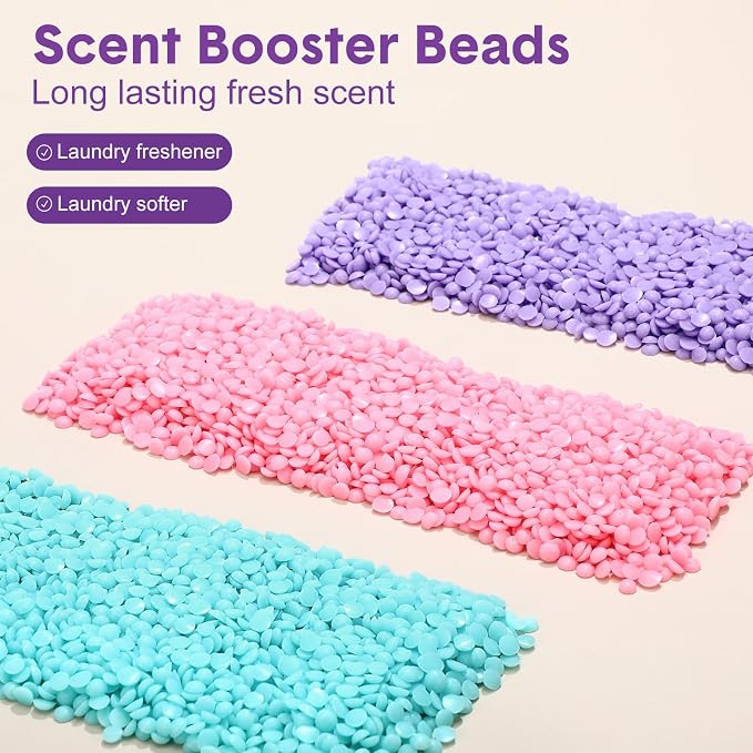 8 Pack in Wash Scent Booster Beads 73.6 oz Laundry Boosters Laundry Room Beads - Image 3