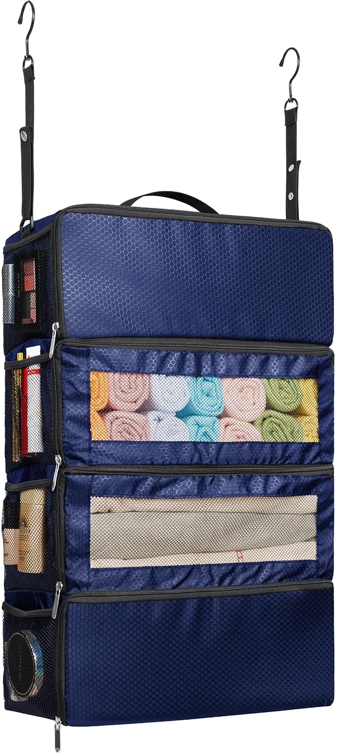 Suitcase Organizer, Travel Luggage Organizer Hanging Shelves Packing Cube by Vokelater