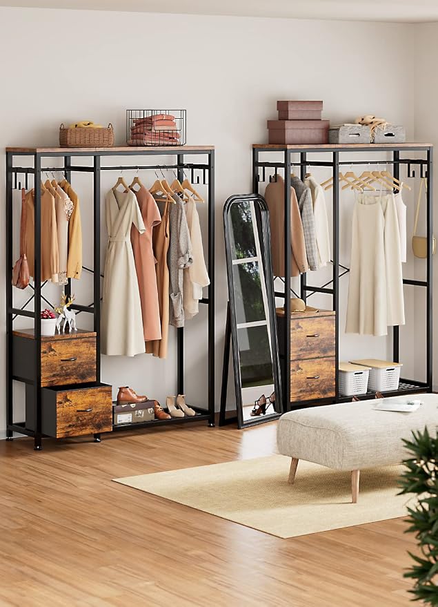 Lulive Clothes Rack, Heavy Duty Garment Rack - Image 7