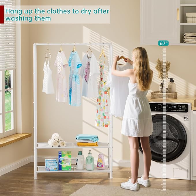 SINGAYE Clothing Racks Portable - Image 2
