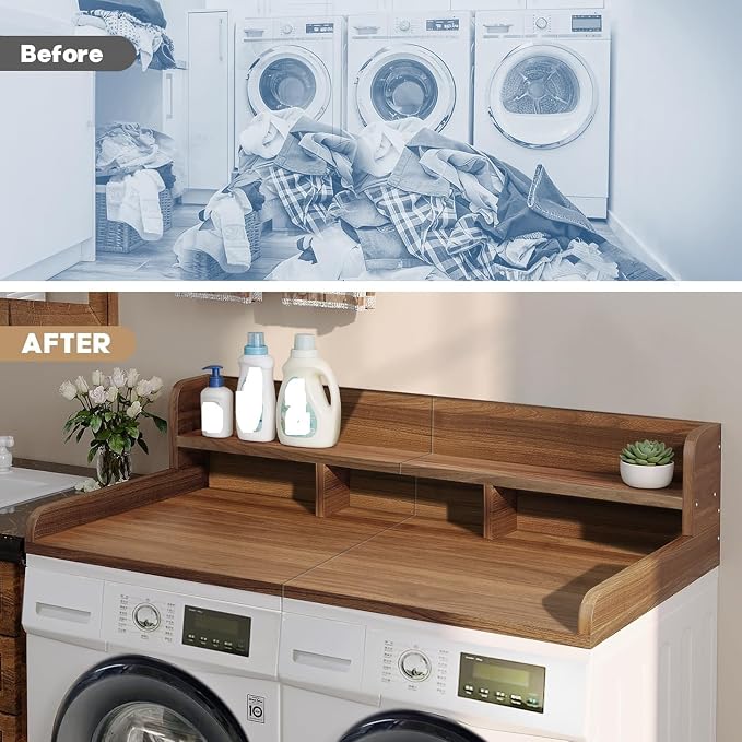 Washer Dryer Countertop with Non-Slip Pads&Edge Guard–Laundry Countertop Over - Image 3