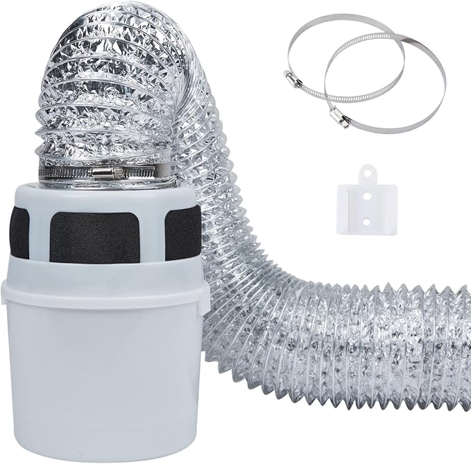 VIWINVELA 3 IN 1 Indoor Dryer Vent Kit Filter Bucket by VIWINVELA