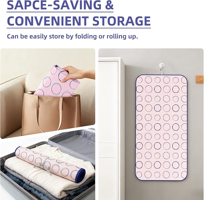 Foldable Ironing Mat, Portable Hanging Ironing Pad - Image 7