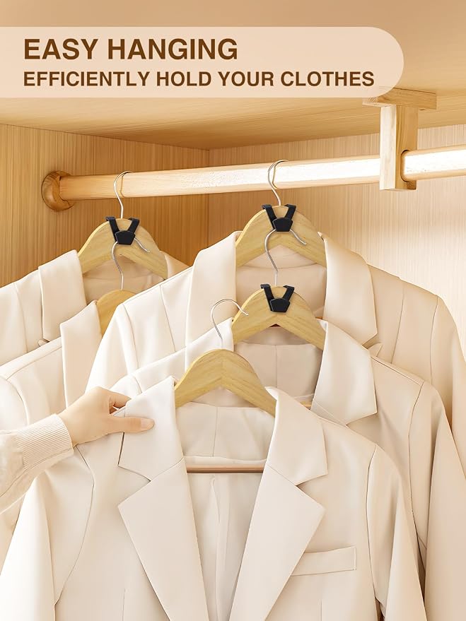Smartor Clothes Hanger Connector Hooks 30 Pack, Closet Storage and Organization - Image 2