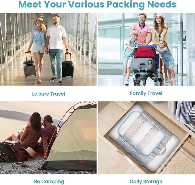 Cambond See Through Mesh Compression Packing Cubes - Image 8