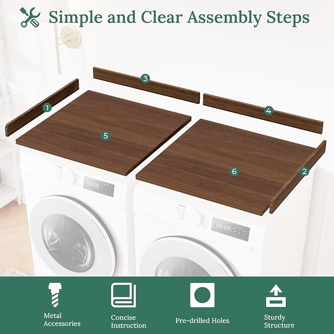 Wood Washer Dryer Countertop - Image 6
