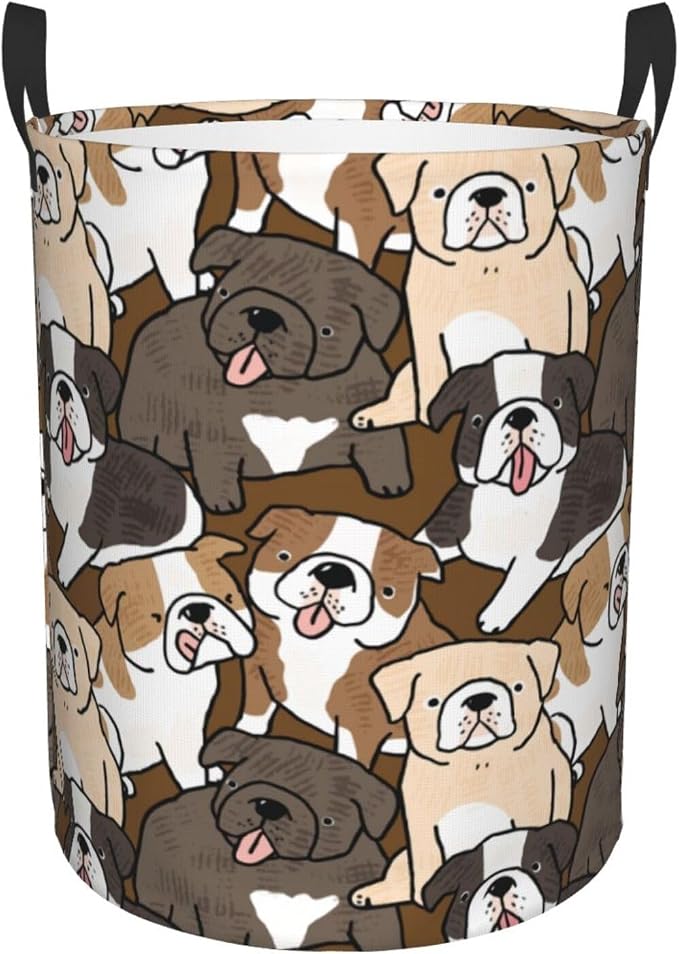 Cute Dogs Laundry Hamper Bag - Image 9