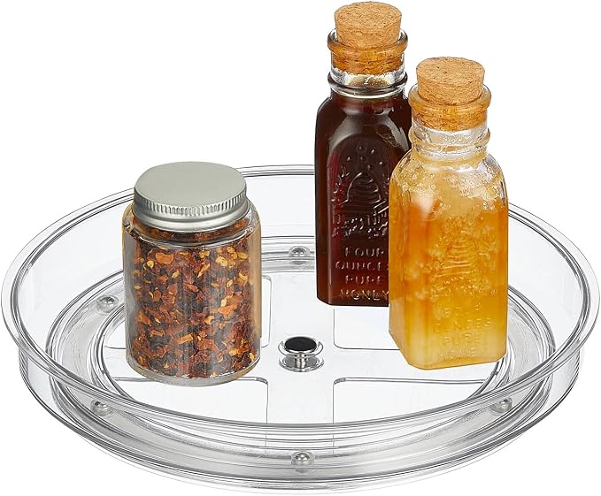 mDesign Lazy Susan Turntable Plastic Spinner by mDesign