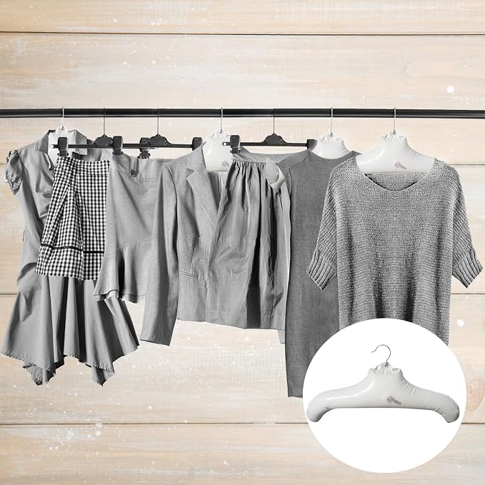 5pcs Inflatable Hanger Travel, Portable Folding Clothes Drying Rack - Image 4