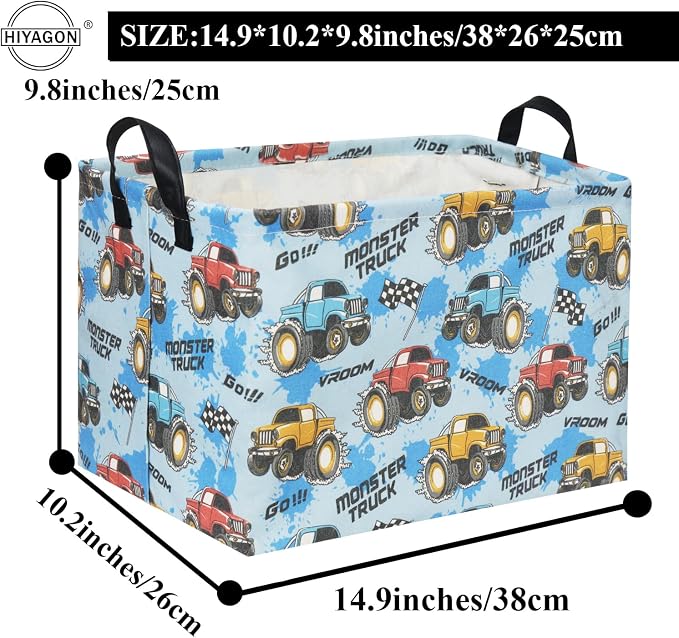 HIYAGON Rectangular Monster Truck Basket - Image 6